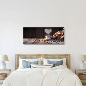 Tablou - Timp pentru cafea (120x50 cm)