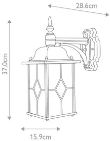 Aplică de exterior WEXFORD 1xE27/100W/230V IP23 Elstead WX2