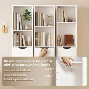HOMCOM vitrină coloană îngustă | Aosom Romania
