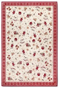 Covor roșu din amestec de bumbac 160x230 cm cu model de Crăciun Toy's Delight Red Christmas – Villeroy&amp;Boch