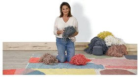 Covor pentru copii lavabil/țesut manual din lână 170x240 cm Abstract – Lorena Canals