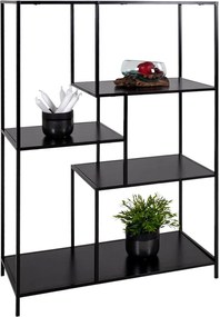 Bibliotecă House Nordic Vita Shelf, 80 x 120 cm, negru