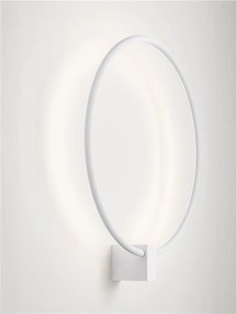 Aplica de perete circulara LED CCT CERCIO 50cm alb