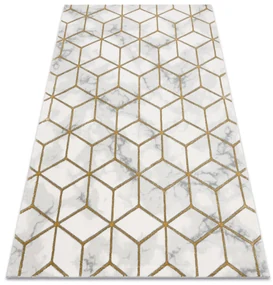 Exclusiv EMERALD covor 1014 glamour, stilat, cub cremă / aur