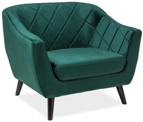 Fotoliu Fix Molly Velvet 1 - Verde