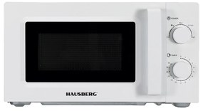 Cuptor cu microunde Hausberg HB-8008AB, 1150W, 5 trepte de putere, 20L, alb