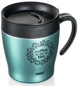 Banquet Cană termică de călătorie TAZZA 330 ml,verde-gri