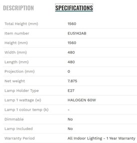 Lampadar/Lampa de podea design modern Pedestal