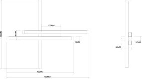Ondaluce - Aplică de perete LED reglabilă MOVIDA LED/20W/230V, aurie