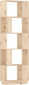 vidaXL Bibliotecă/Separator cameră, 51x25x163,5 cm lemn masiv pin