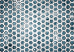 Fototapet - Hexagon (254x184 cm)