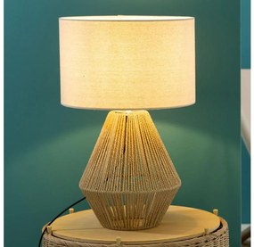 Lampă de masă Brilliant LARAINE 1xE27/42W/230V bej