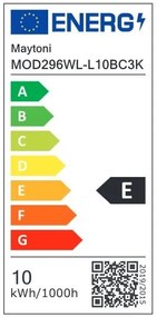 Aplica de perete LED design minimalist Flat, chihlimbar