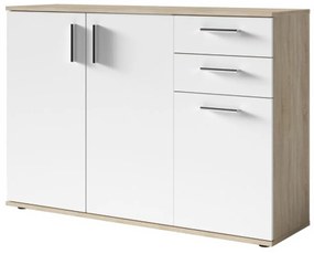 Scrin, stejar sonoma / alb, METRIS TYP 2