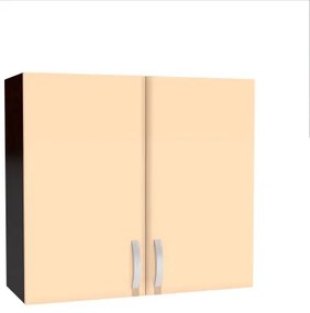 Corp superior 80 cu 2 usi cu scurgator de vase Zebra cappuccino