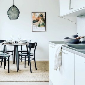 Lampă suspendată orientală neagră 45 cm x 40 cm - Vadi