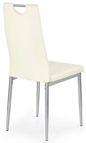 Scaun de bucaterie Coreon, crem/argintiu