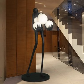 Figurina XXL decorativa / Lampa de podea design lux La Carga