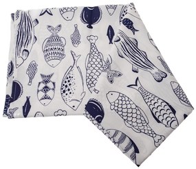 Fată de masă impermeabilă Pești, 140 x 140 cm