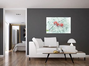 Tablou cu măcieșe înghețate (90x60 cm)