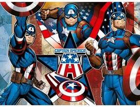 PUZZLE CAPITANUL AMERICA 100 PIESE - RAVENSBURGER (RVSPC01073)