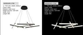 Lustra LED design modern Line alba