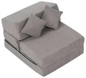 Scaun pliant/saltea PELOS, gri