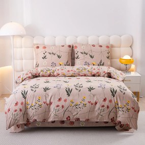 Lenjerie de pat din bumbac HERBAR BLEND bej Dimensiune lenjerie de pat: 70 x 90 cm | 140 x 200 cm