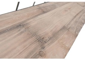 Etajera de perete, din metal, 3 rafturi, Alverton