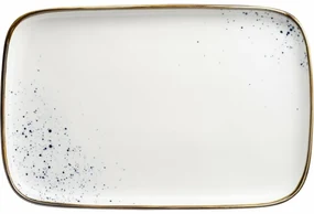Mäser Tavă dreptunghiulară Pintar Puncte albastrealbe 30 x 20 x 2 cm, L