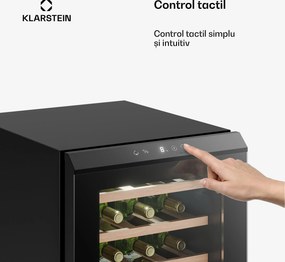 Klarstein Bevora frigider pentru vin independent | 4 sertare | 62 litri | 20 sticle | 43 cm