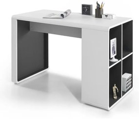 Birou TEO alb/antracit