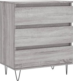 vidaXL Servantă, sonoma gri, 60x35x70 cm, lemn prelucrat
