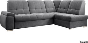 Colțar lemn masiv Extensibil Theo 272x192cm Ladă Depozitare Personalizabil - Loco 04