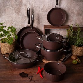 Valdinox Cratiță cu capac Stripes 20 cm, 2,2 l, 20 cm