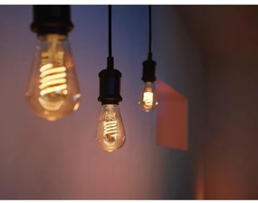 Bec LED dimabil Philips Hue WHITE FILAMENT ST64 E27/7W/230V 2100K