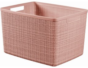 Curver Coș Jute L 20 l, roz