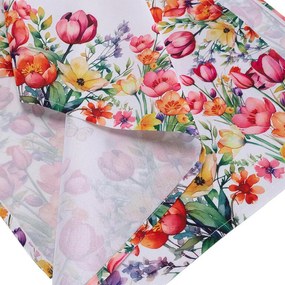 Traversă de masă cu imprimeu FLORI COLORATE 40 x 110 cm