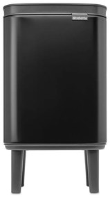 Coș de gunoi negru mat din oțel 4 l Bo Hi – Brabantia