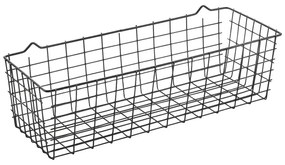 Coș de perete pentru bucătărie Metaltex Koala Lava, negru