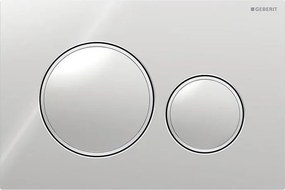 Geberit 115.882.KH.1 - Buton de acționare pentru WC Sigma20, 24,6 x 16,4 cm, crom mat