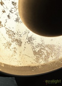 Lampa design retro diametru 40cm Studio negru/ argintiu A-37222 VC