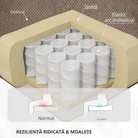 HOMCOM Fotoliu Rabatabil până la 150° cu 8 Puncte de Masaj, 2 Telecomenzi și Suport pentru Picioare, 93x104x100 cm, Maro | Aosom Romania