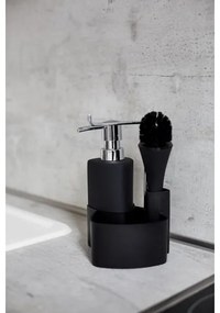 WENKO 3620117800 - Dozator de săpun FESTIVAL 10 x 18 cm, negru