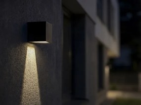 Kanlux REKA 28996-LED — Aplică LED solară de perete, 3W, 230V, 3000/4000/6500K, IP65, negru