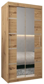 Dulap de haine 100 cm Verika 4 100 (stejar artisan). 1064247
