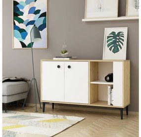 Dulap Samove 2 (stejar zafir + alb) . 1093357