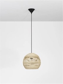Lustra / Pendul modern design natural ratan MARLO D-30cm