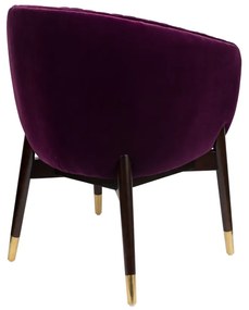 Fotoliu lounge catifea violet Dolly