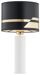 Veioza decorativa design elegant ALMADA alb/negru